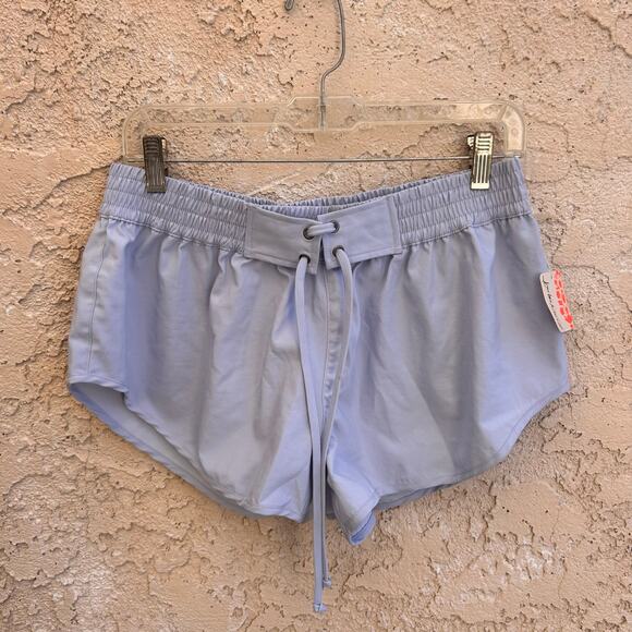 FP Movement Women's Easy Does It Shorts Size Medium Light Blue - Picture 3 of 8